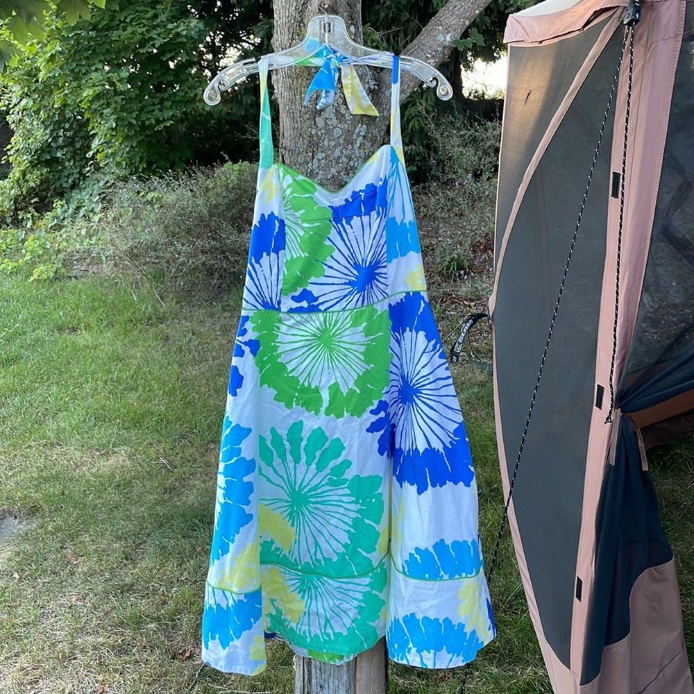 Lilly Pulitzer halter sun dress size 8 like new